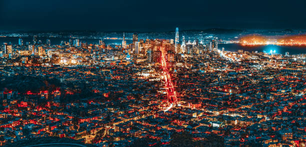 istock Panoramic view of the San Francisco city. 1244853112