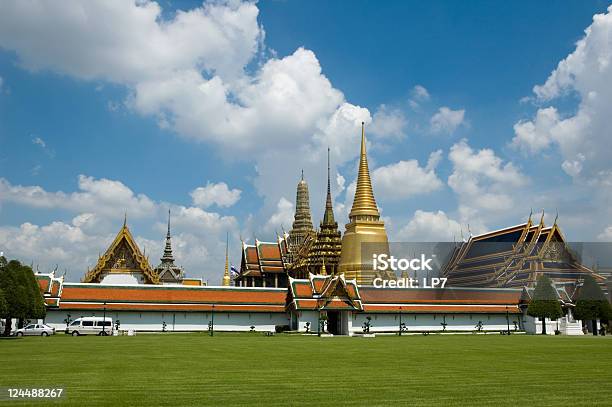 Grande Palácio De Banguecoque Tailândia - Fotografias de stock e mais imagens de Banguecoque - Banguecoque, Grande Palácio - Banguecoque, Complexidade