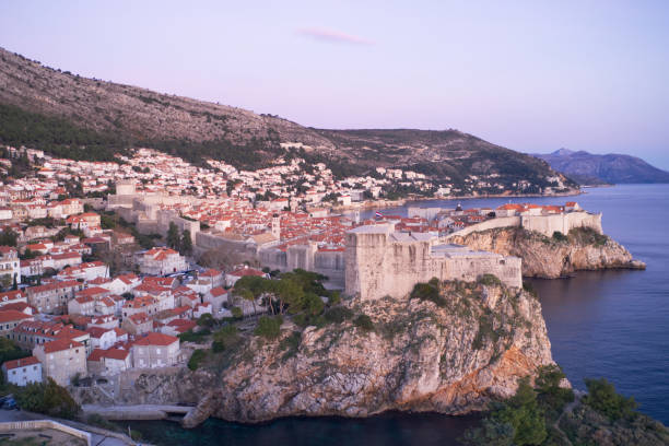 istock Sunset at Croatia Dubrovnik 1244891595