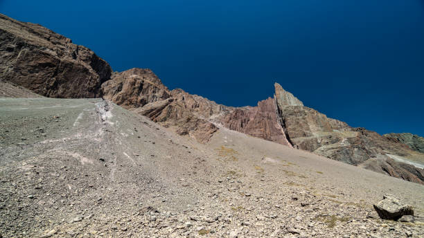 istock Steep mountains in Cajon del Maipo 1244900296