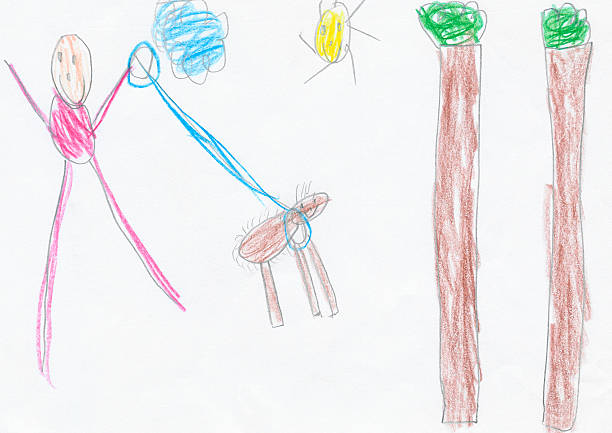 Walking the Dog stock photo