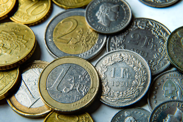 istock Swiss Francs and Euro 1244934005