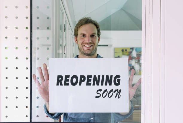 istock Business reopening soon to new normal 1244934439