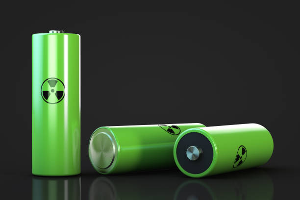 Three rechargeable batteries on a reflective surfaceSimilar images in this style