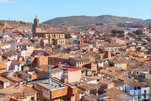 istock Panoramic view of Arnedo village, La Rioja, Spain 1244936772
