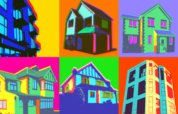 istock Property or Real Estate set - Houses 1244951557
