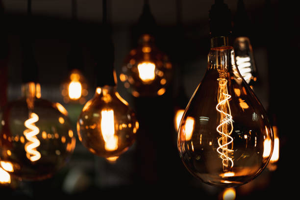 istock Ornamental light bulb lamps 1244952611