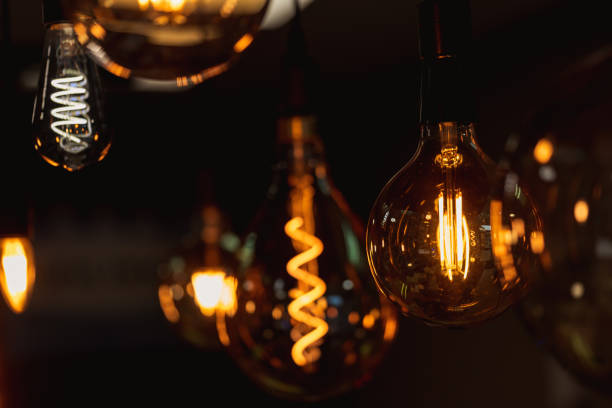 istock Ornamental light bulb lamps 1244952890