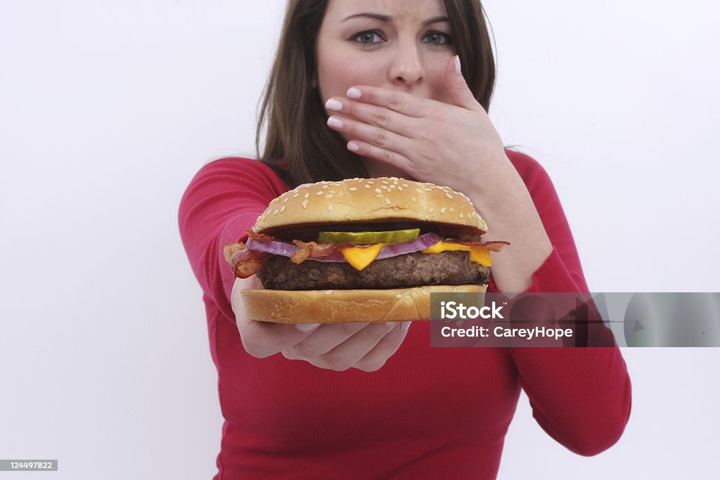 Nein sagen, burger!!! - Lizenzfrei Transfettsäure Stock-Foto