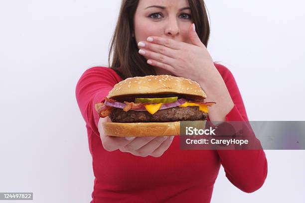 Nein Sagen Burger Stockfoto und mehr Bilder von Transfettsäure - Transfettsäure, Cheeseburger, Cholesterin