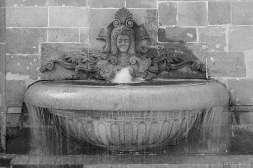 Inside the macroplaza there are several places with small details, this fountain is one of them