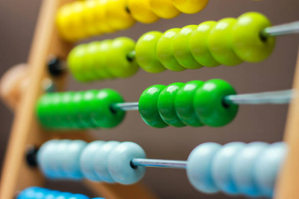 istock Colorful beads in a row 1245034435