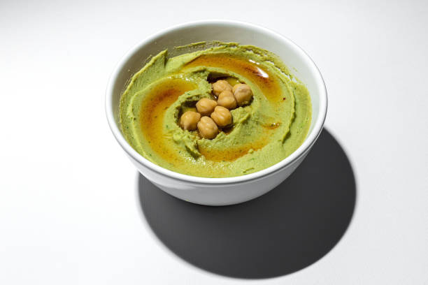 istock Homemade avocado and chickpea hummus 1245088074