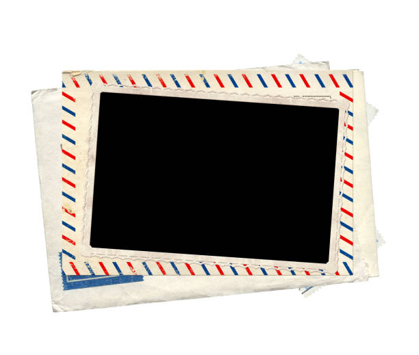 istock Retro photo, old postcard and vintage envelope 1245111346