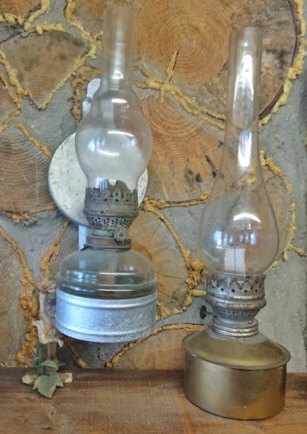 istock Vintage lamps on a beautiful background. 1245114125