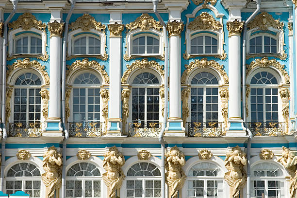 catherine palace 푸시킨 러시아 - catherine palace 뉴스 사진 이미지