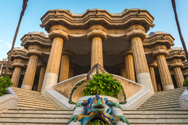 istock Central part of Park Guell 1245147033