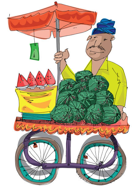 3,750 Vegetable Vendor Illustrations & Clip Art - iStock | African vegetable  vendor