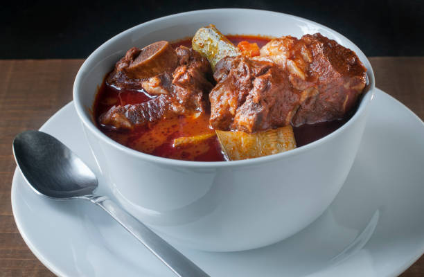 istock Mexican food, rib soup 1245156491
