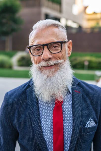 istock Senior hipster man portrait 1245192322