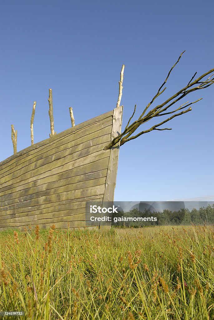 Деревянный парусник - Стоковые фото Noah - Religious Figure роялти-фри