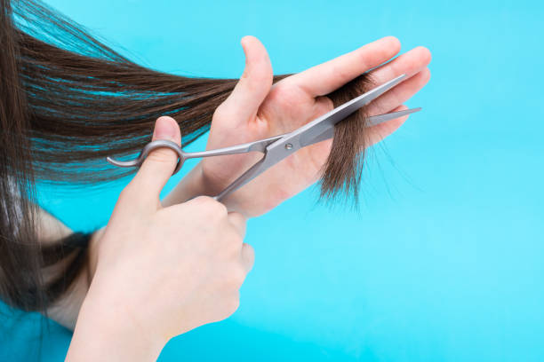 2,860 Cutting Hair Self Stock Photos, Pictures & Royalty-Free Images -  iStock