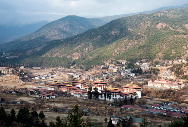 istock View of the Thimphu Valley, Bhutan 1245224520