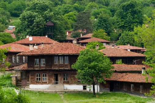 Old rural houses in the village Jeravna,Bulgaria.