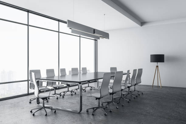 istock Contemporary conference room interior 1245273109