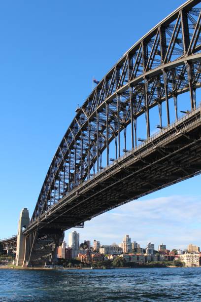 The Harbour Bridge in Sydney, Australia stock photo