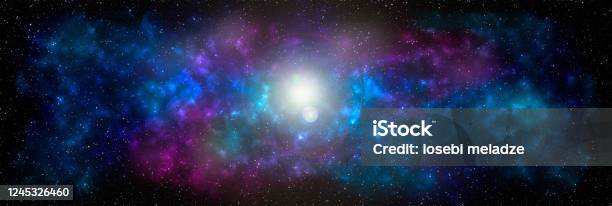 Planets And Galaxy Banner Science Fiction Wallpaper Beauty Of Deep Space  Billions Of Galaxies In The Universe Cosmic Art Background Stock Photo -  Download Image Now - iStock