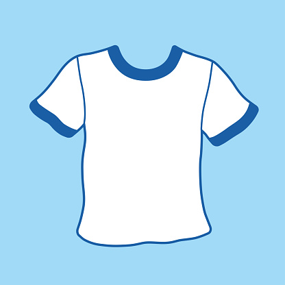 Tshirt Cartoon Icon Stock Illustration - Download Image Now - Flat Design,  Shirt, Summer - iStock
