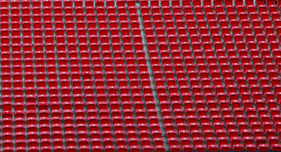 Red empty seats, Social Distancing