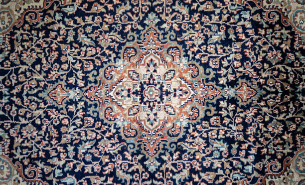 plan rapproché persan de conception de tapis - carpet rug persian rug persian culture photos et images de collection