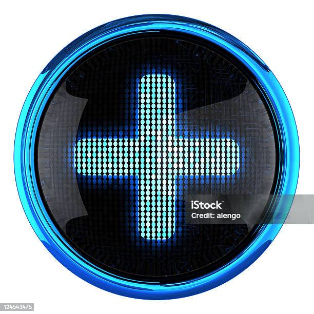 Plussymbol Stockfoto und mehr Bilder von Plus-Zeichen - Plus-Zeichen, Kreis, Icon