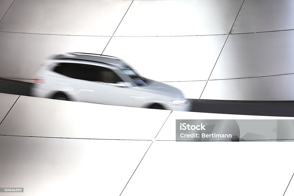 car blur motion Architecture Stock Photo