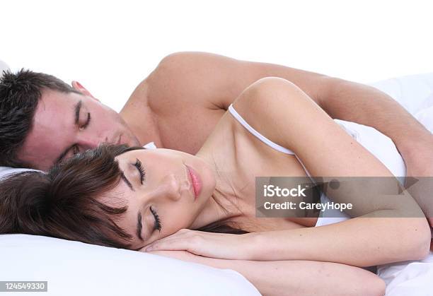 Resting Couple Stock Photo - Download Image Now - 20-29 Years, Adult, Adults Only