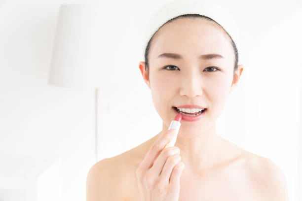 istock asian woman beauty image,lipstick, 1245550944