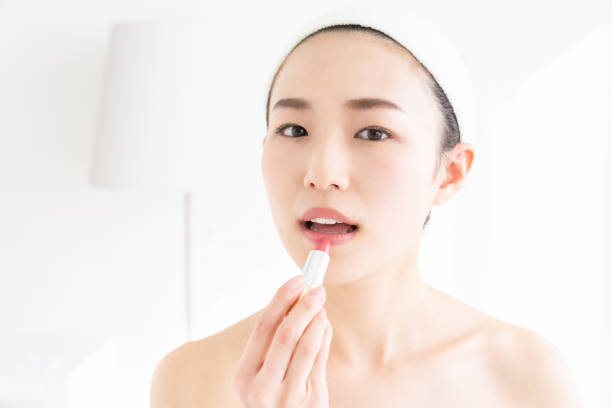 istock asian woman beauty image,lipstick, 1245553297