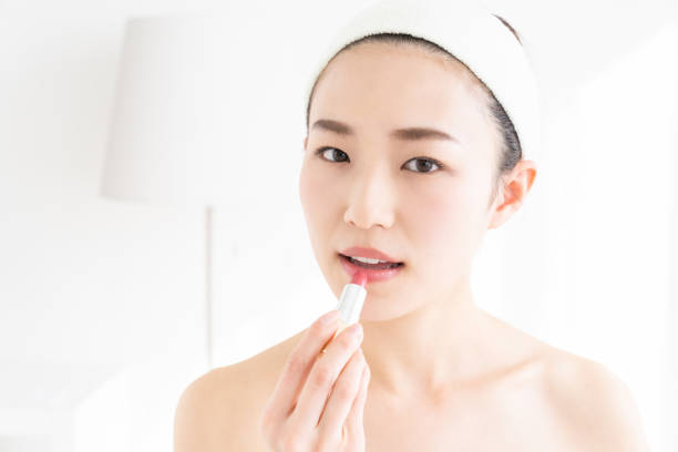istock asian woman beauty image,lipstick, 1245554155