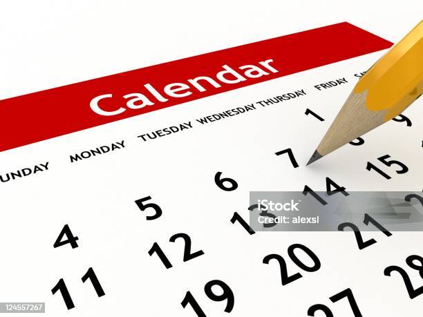 Calendar Planning Stock Photo - Download Image Now - 2012, Calendar, 2011