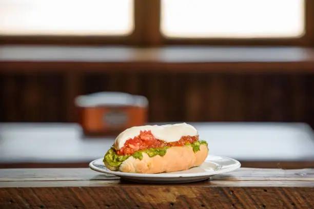 Photo of Chilean hotdog called Italiano