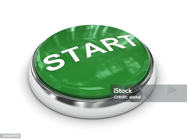 Start Button Stock Photo - Download Image Now - Beginnings, Color Image, Communication