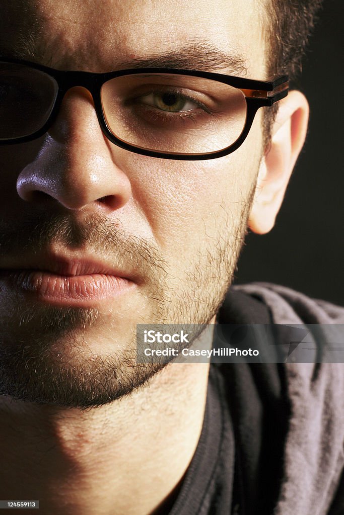 College studente Serio - Foto stock royalty-free di 20-24 anni