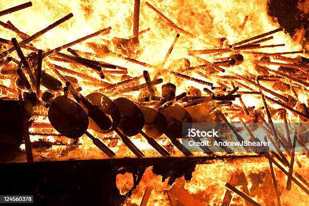 Up Helly Aa Burning Viking Galley Shields Stock Photo - Download Image Now - Viking Ship, Viking, Backgrounds