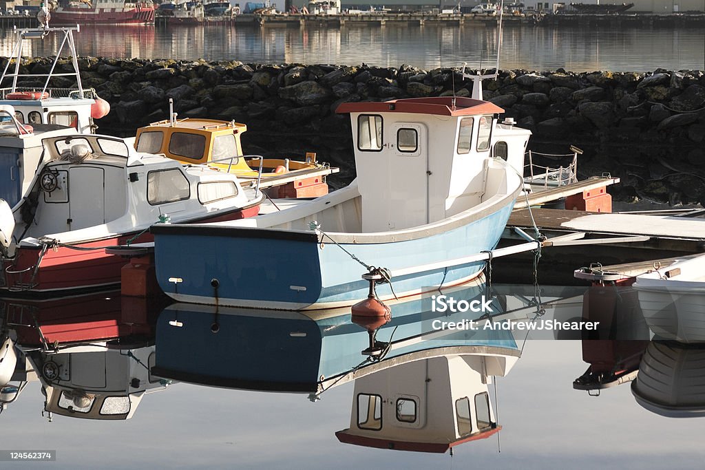 Barco de reflexão - Royalty-free Ilhas de Shetland Foto de stock