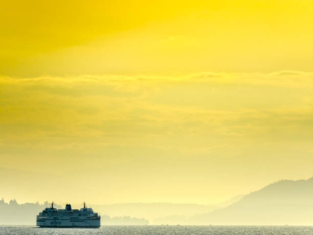 vancouver island colombie-britannique - ferry british columbia vancouver vancouver island photos et images de collection