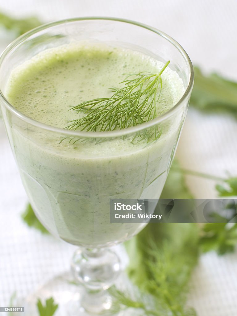 Vegetable  smoothie Refreshing, healthy vegetable juice cocktails. Antioxidant Stock Photo