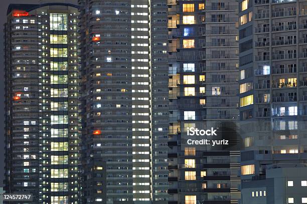 Fundo De Noite Cidade - Fotografias de stock e mais imagens de Prefeitura de Tóquio - Prefeitura de Tóquio, Varanda, Abstrato