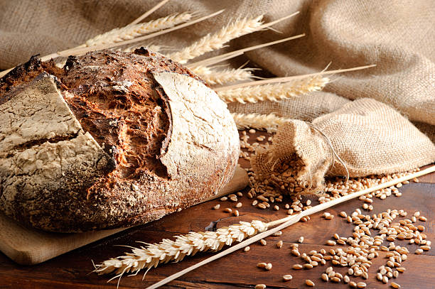 Traditional bread Close-up on traditional bread. oat crop photos stock pictures, royalty-free photos & images